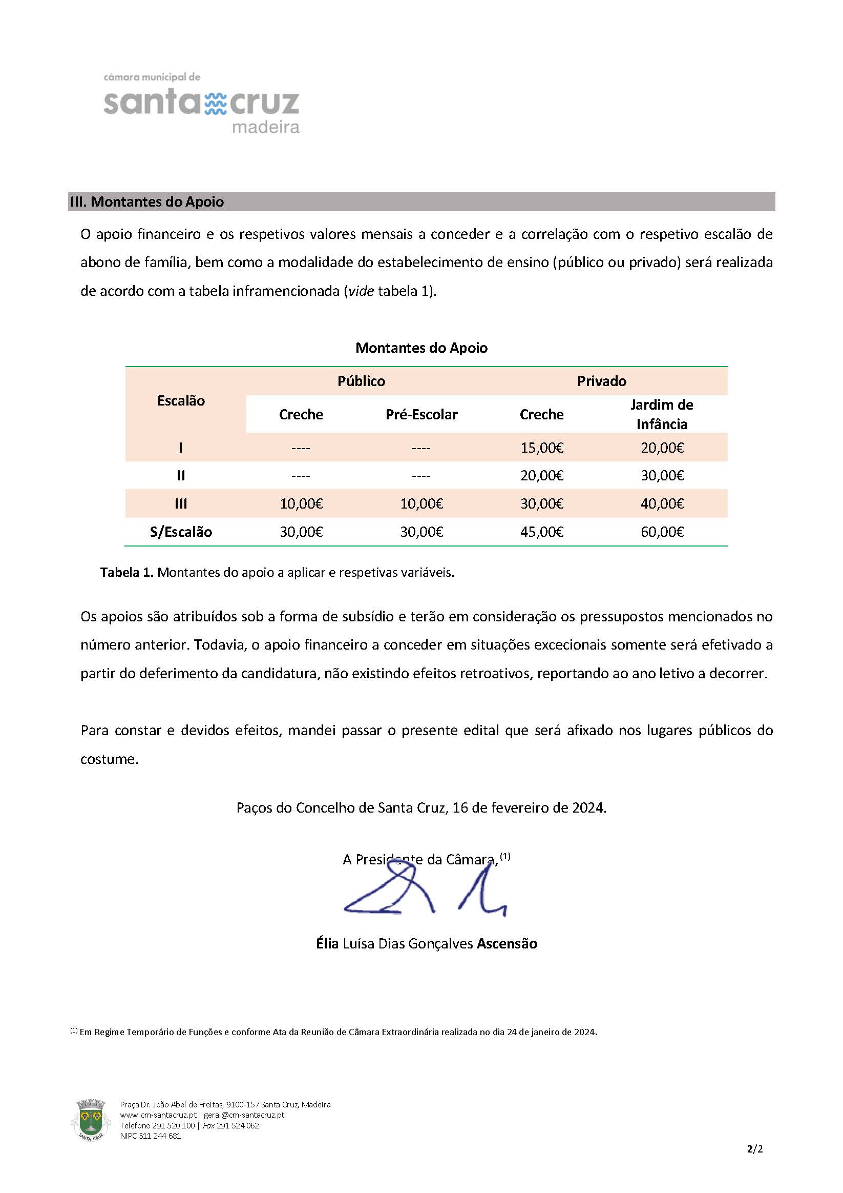 Edital Nº 95 2024 Período Excecional de Candidaturas Page 2